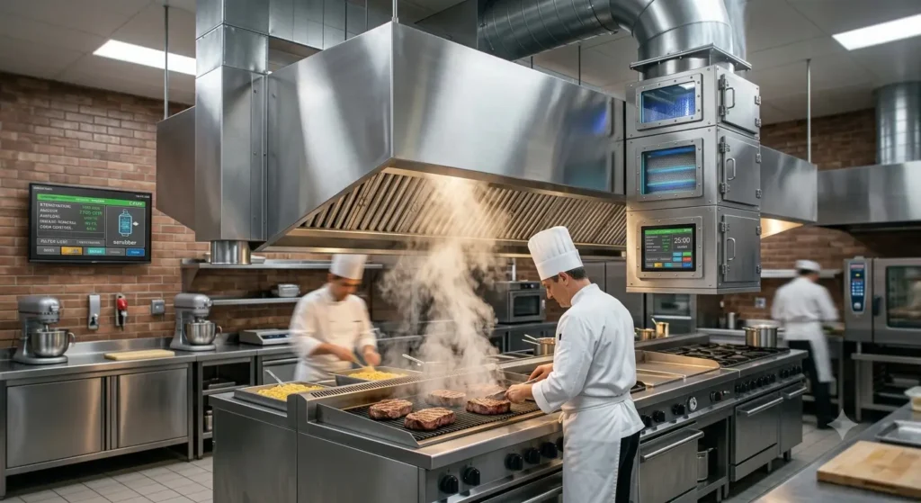 Commercial Kitchen Ventilation Scrubbing Systems
